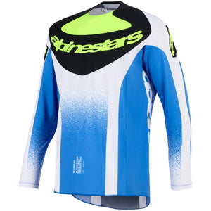 Maillot ALPINESTARS Techstar KNIF bleu/noir/jaune