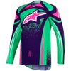Maillot ALPINESTARS Techstar NOMUR violet/vert/rose