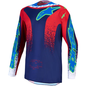 Maillot ALPINESTARS Fluid Drag bleu/rouge