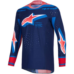 Maillot ALPINESTARS Supertech VISTA navy/corail