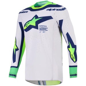 Maillot ALPINESTARS Supertech VISTA gris/jaune/bleu