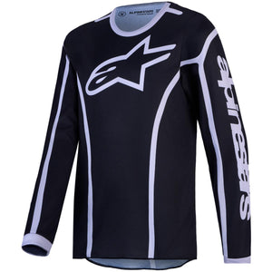 Maillot ALPINESTARS Enfant Fluid Apex V2 noir/argent
