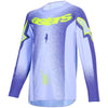 Tenue enfant ALPINESTARS Supertech SCENZ violet/jaune
