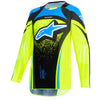 Maillot enfant ALPINESTARS Supertech NOMUR navy/jaune/bleu