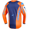 Tenue enfant ALPINESTARS Fluid GRID orange/blue