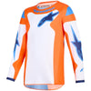 Tenue enfant ALPINESTARS Fluid GRID orange/blue