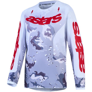 Maillot ALPINESTARS Enfant Fluid Lone gris/blanc