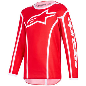 Maillot enfant ALPINESTARS FLUID Apex rouge/blanc