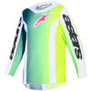 Tenue enfant ALPINESTARS Fluid PORTL vert/blanc/noir