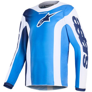 Maillot enfant ALPINESTARS FLUID PORTL bleu/blanc