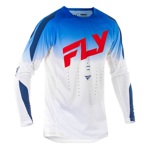 Maillot FLY RACING Evolution DST - rouge/blanc/bleu 2025