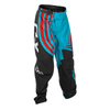 Pantalon enfant FLY RACING F-16 - Cyan/noir/rouge 2025