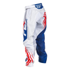Pantalon enfant FLY RACING F-16 - rouge/blanc/bleu 2025