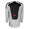 Maillot FLY RACING Kinetic SYM - gris clair/rouge/noir 2025