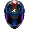 Casque intégral SHARK Aeron-gp Fim Racing #2 Speed-vib carbone bleu rouge 2026