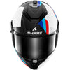 Casque intégral SHARK Spartan Gt Pro Dokhta Carbon carbone blanc bleu 2026
