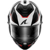 Casque intégral SHARK Spartan Gt Pro Carbon Mekarium argent rouge 2026