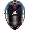 Casque intégral SHARK Spartan Gt Pro Carbon Speed-vib carbone bleu rouge 2026