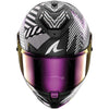Casque intégral SHARK Spartan Gt Pro Carbon Sthyr carbone violet 2026