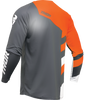 Maillot enfant THOR Sector Checker charcoal/orange 2024