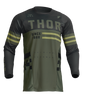 Maillot enfant THOR Pulse Combat army/noir 2024