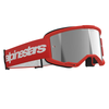 Lunettes ALPINESTARS Vision 3 Wordmark rouge irridium