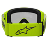 Lunettes ALPINESTARS Vision 3 Wordmark jaune fluo irridium