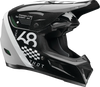 Casque THOR REFLEX Riot noir/blanc mat