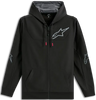 Sweat ALPINESTARS Sessions V3 à capuche zippé noir/gris