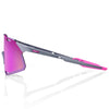 Lunettes de sport 100% HYPERCRAFT gris/rose