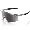 Lunettes de sport 100% AEROCRAFT gris chrome - Hiper