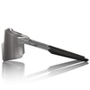 Lunettes de sport 100% AEROCRAFT gris chrome - Hiper