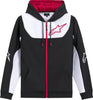 Sweat ALPINESTARS Sessions V3 à capuche zippé noir/blanc/rouge