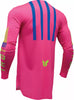 Maillot THOR Sportmode Flite Neon Eli Steria rose/bleu 2025
