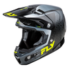 Casque FLY RACING Formula S Carbon Protocol - noir carbone/gris/Hi-Vis 2025