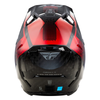 Casque FLY RACING Formula S Carbon Protocol - noir carbone/rouge 2025