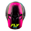 Casque FLY RACING Formula CC L.E. Underglow - gris/rose/bleu 2025