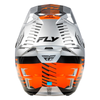 Casque FLY RACING Formula CP Slice - gris/orange/noir 2025