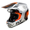 Casque FLY RACING Formula CP Slice - gris/orange/noir 2025