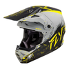 Casque FLY RACING Formula CP Manic - gris matte/noir/jaune 2025