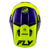 Casque FLY RACING Kinetic Rally - Hi-Vis/bleu/noir 2025