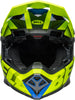 Casque BELL Moto-10 Spherical Sliced jaune/bleu 2024