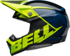 Casque BELL Moto-10 Spherical Sliced jaune/bleu 2024