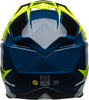 Casque BELL Moto-10 Spherical Sliced jaune/bleu 2024