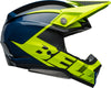 Casque BELL Moto-10 Spherical Sliced jaune/bleu 2024