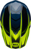 Casque BELL Moto-10 Spherical Sliced jaune/bleu 2024