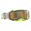 Masque SCOTT Prospect 2.0 AMP Chrome Kaki Green/Neon Yellow - écran or chromé
