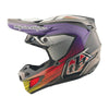Casque Troy Lee Designs SE5 carbon Stripes noir/violet