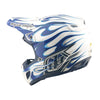 Casque Troy Lee Designs SE5 composite Torched bleu