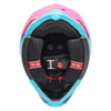 Casque BELL Moto-10 Spherical Fluid bleu/rouge